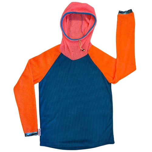Alpha & Grid Combo Fleece Hoodie by Tumble On Outfitters - Image 5