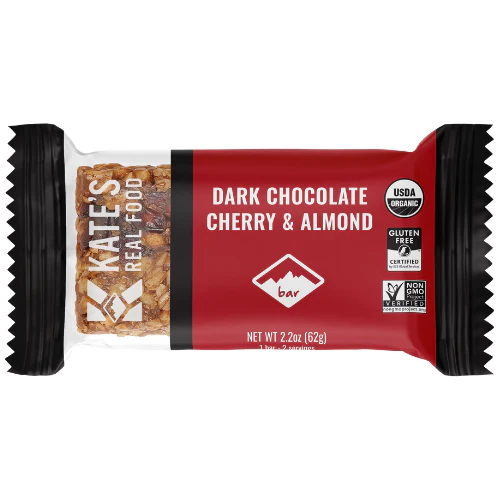 Dark Chocolate & Cherry Almond Bars by Kate's Real Food