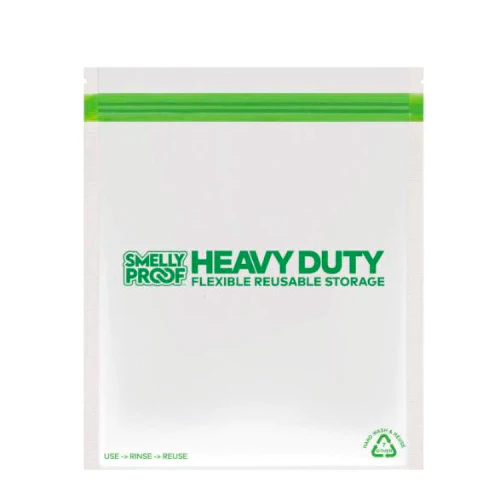 Heavy Duty Clear Flat Reusable Bags by Smelly Proof