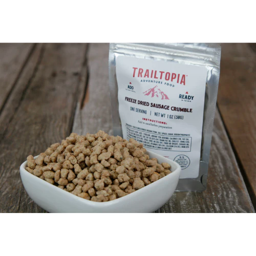Freeze Dried Sausage Crumble Side Pack by Trailtopia - Image 2