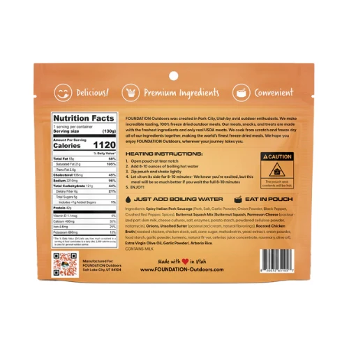 Spicy Italian Pork Sausage Risotto by Foundation Outdoors - Image 4