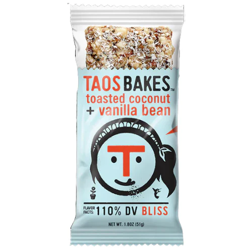 Toasted Coconut & Vanilla Bean Bars by Taos Bakes