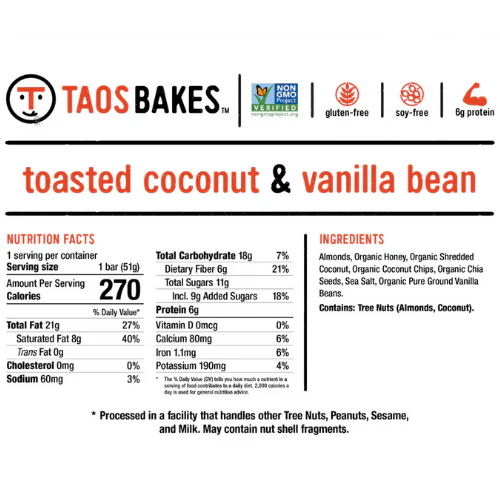 Toasted Coconut & Vanilla Bean Bars by Taos Bakes - Image 4