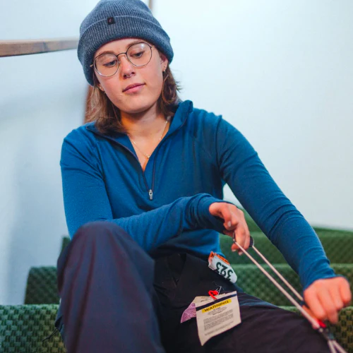 Women's Aspect 1/4 Zip Top by Ridge Merino - Image 2